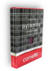 Cornette Pánské pyžamo 330/18 + Ponožky Gatta Calzino Strech, vícebarevné, M