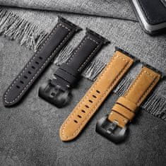 BStrap Leather Lux řemínek na Apple Watch 38/40/41mm, black