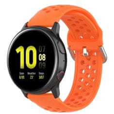 BStrap Silicone Dots řemínek na Samsung Galaxy Watch 3 45mm, orange