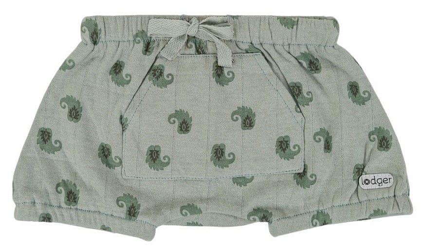Lodger dětské kalhotky přes plenku Bloomer Flame Tribe Silt Green 56 zelená