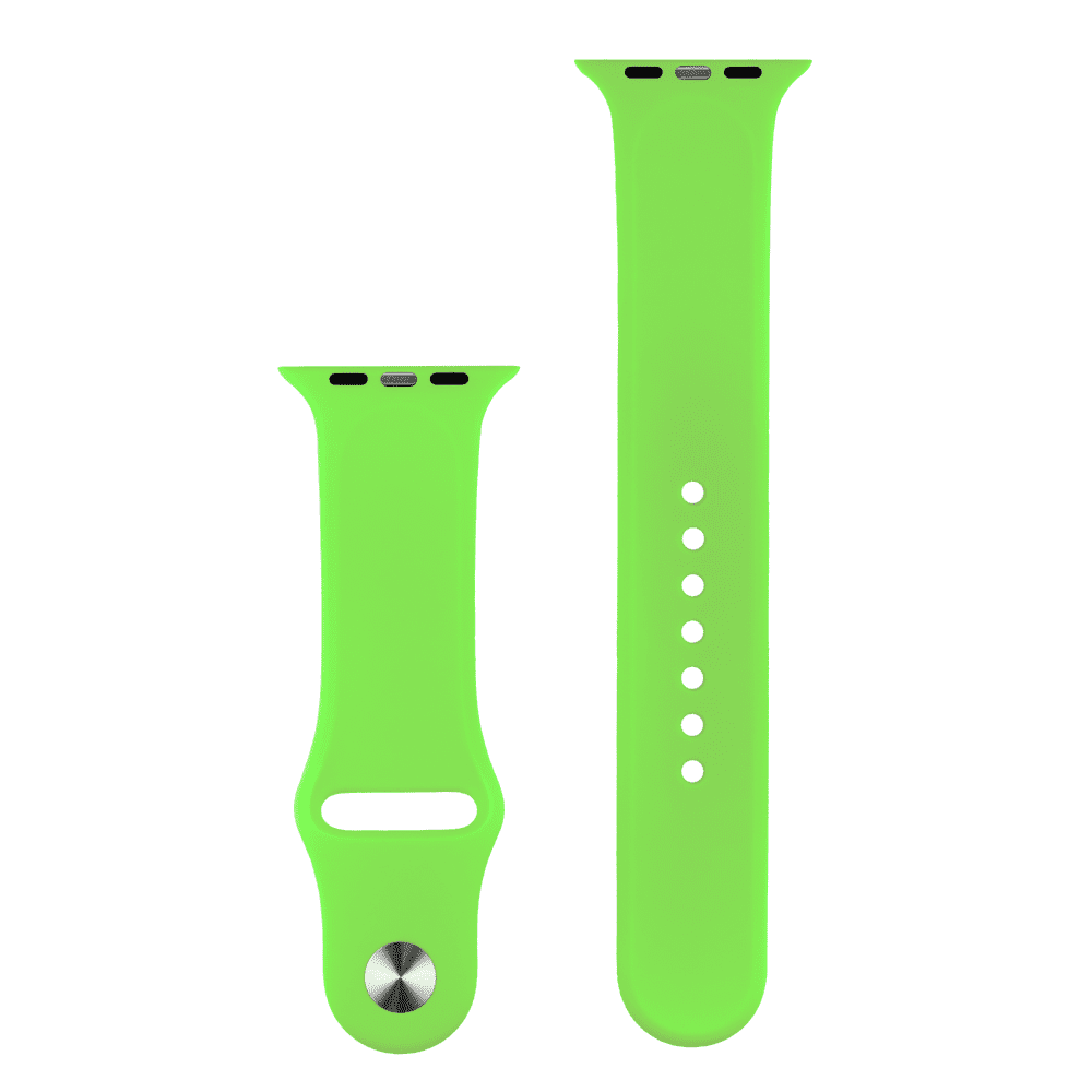 Coteetci silikonový sportovní náramek pro Apple Watch 42 / 44 mm CS2086-GR, zelená