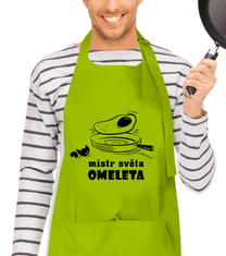 Zástěra na vaření - Mistr světa omeleta Barva: Svěží limetka