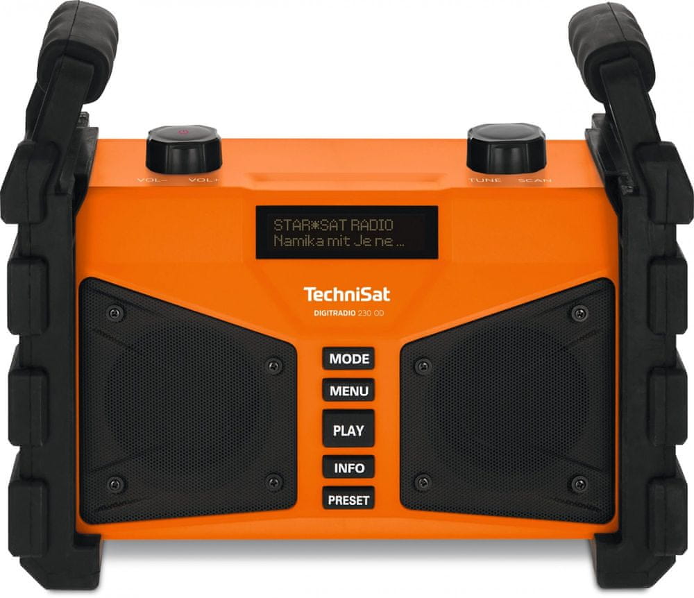 Technisat DIGITRADIO 230, oranžová - rozbaleno
