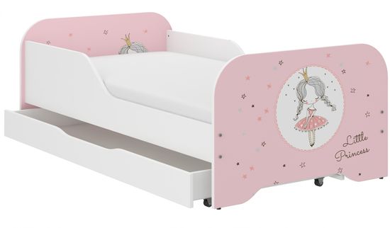 Wooden Toys Dětská postel Princess 160x80 cm