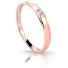 Prsten z růžového zlata s briliantem DZ6707-1617-00-X-4 (Obvod 49 mm)