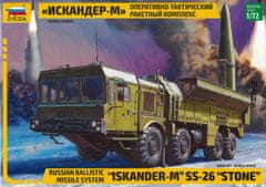Zvezda 9K720 Iskander-M / SS-26 Stone, operačně-taktický raketový systém, Model Kit military 5028, 1/72