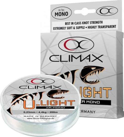 Climax Silon U-Light XR Mono transparent 200m 0,10mm 1,0kg