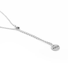 Vuch Romantický ocelový náhrdelník Silver Sparkle