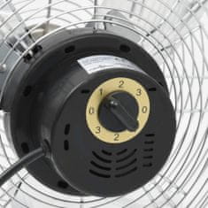 Greatstore Podlahový ventilátor 3 rychlosti 45 cm 60 W chrom