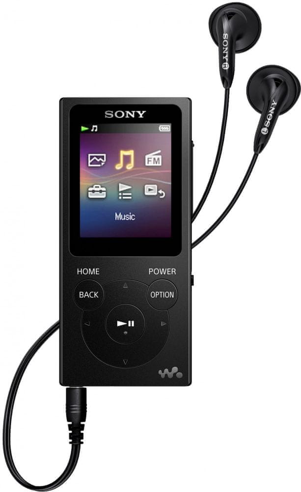Levně Sony NW-E394L, 8 GB, černá