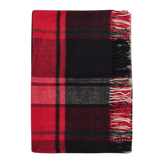 Cozy Blankets Bavlněný pléd NW 170x200 cm černá/červená