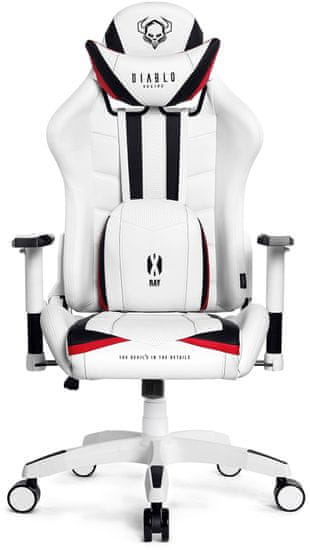 Diablo Chairs X-Ray, XL, bílá/černá (5902560336122)