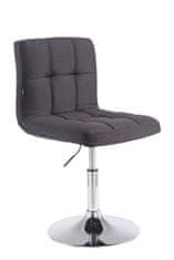 BHM Germany Barová židle Palma, textil, černá