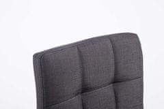 BHM Germany Barová židle Palma, textil, černá