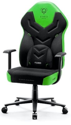 Gaming kolečková židle Diablo-Chairs Diablo-Chairs X-Gamer 2.0, černá (5902560337464) nastavitelné opěradlo područky 150 kg hr pěna