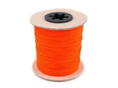 Kraftika 100m vermillion orange neon oděvní šňůra pes 1,5mm