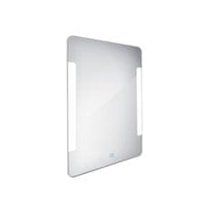 NIMCO Zrcadlo do koupelny 60x80 s osvětlením po stranách, dotykový spínač NIMCO ZP 18002V