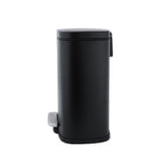 NIMCO Odpadkový koš do koupelny 5l, černý nášlapný hranatý, tiché dovírání NIMCO Odpadkové koše KOS 8005-90