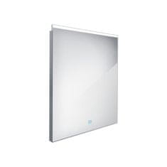 NIMCO Zrcadlo do koupelny 60x70 s osvětlením, dotykový spínač NIMCO ZP 8002V