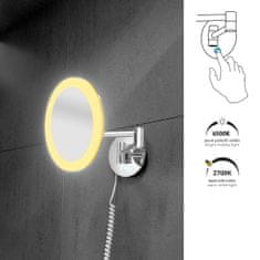 BPS-koupelny LED zrcátko s nastavit. teplotou svítivosti - ZK 20265P-26