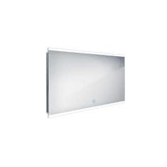 NIMCO Zrcadlo do koupelny 120x70 s osvětlením nahoře a dole, dotykový spínač NIMCO ZP 12006V
