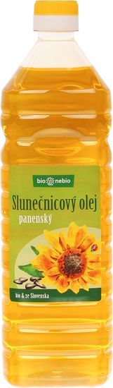 Bionebio Bio slunečnicový olej lisovaný za studena 1 l