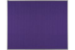 ekoTAB Textilní nástěnka fialová 150 x 120 cm