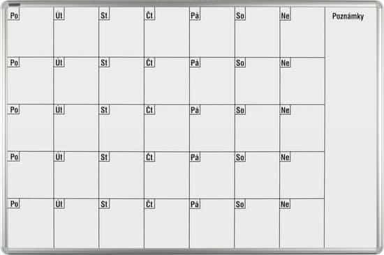 ekoTAB Plánovací tabule měsíční 100 x 070 cm