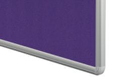 ekoTAB Textilní nástěnka fialová 060 x 090 cm