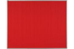 ekoTAB Textilní nástěnka červená 150 x 120 cm
