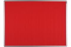 Textilní nástěnka červená 060 x 090 cm