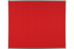 ekoTAB Textilní nástěnka červená 120 x 090 cm
