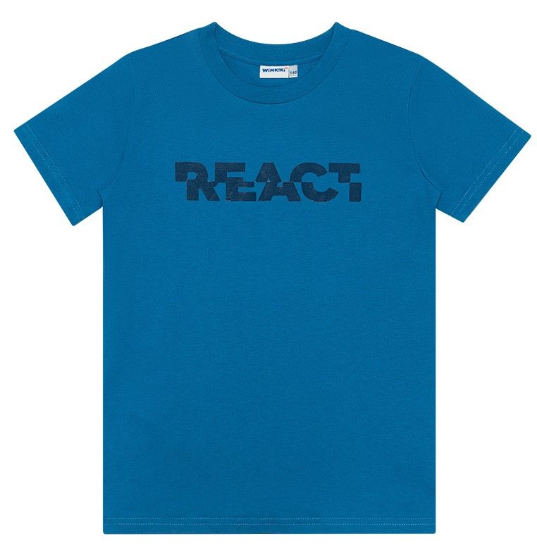 WINKIKI chlapecké tričko React WTB11985-050 158 modrá