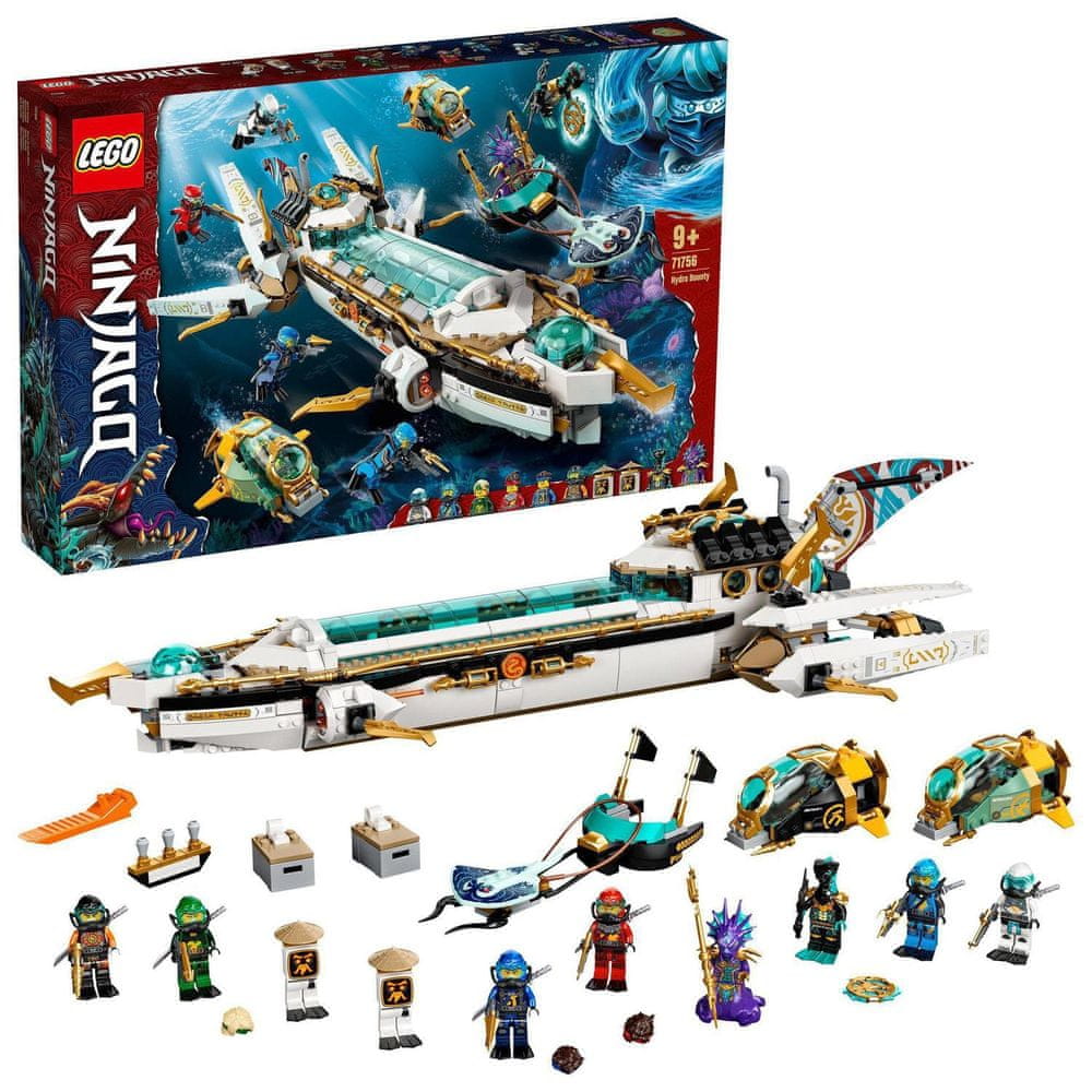 LEGO Ninjago 71756 Odměna na vlnách - rozbaleno