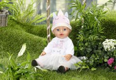 BABY born s kouzelným dudlíkem, holčička v jednorožčím oblečku, 43 cm