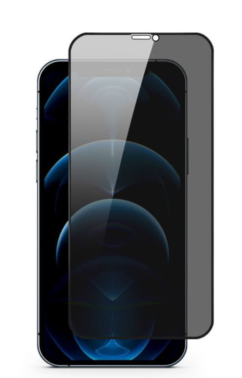 EPICO Edge to Edge Privacy Glass IM iPhone 12 mini - černá 49912151300013