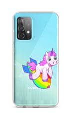 TopQ Kryt Samsung A52 silikon Flying Unicorn 57405