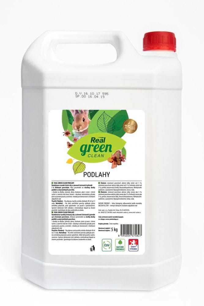 Levně Real Green Clean podlahy 5 kg
