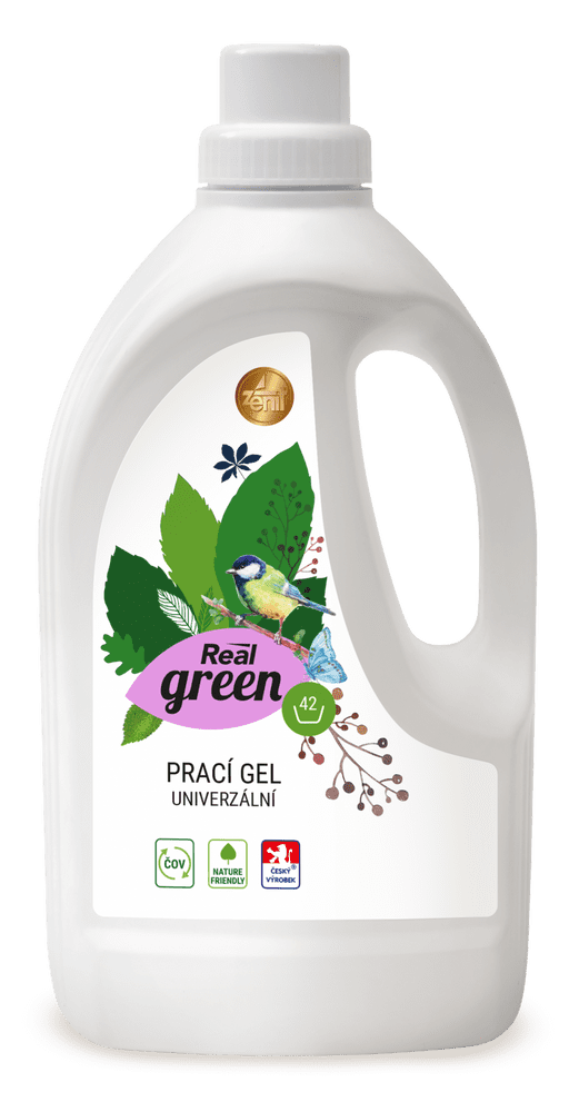 Levně Real Green Clean prací gel 1,5 l