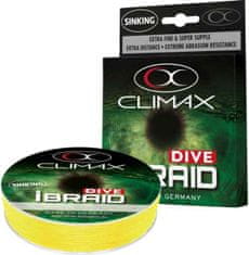 Climax Potápivá šňůra iBraid DIVE žlutá 135m 0,20mm 10,6kg
