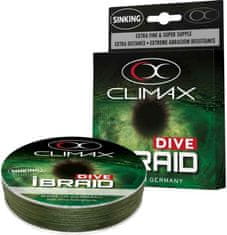 Climax Potápivá šňůra iBraid DIVE olivová 135m 0,12mm 5,0kg