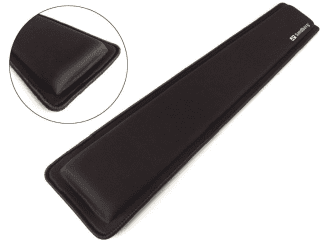 Podložka Sandberg Wrist Rest Pro XXL látková odolná protiskluzová spodní strana ergonomická podložka pod zápěstí zápěstní podpora