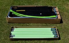 Trampolína 180 cm Světle zelená + ochranná síť