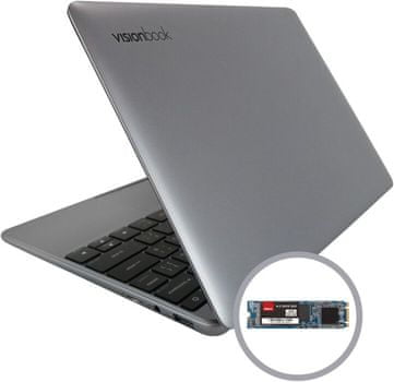 Notebook UMAX VisionBook 12Wr 11,6 palce SSD rozšíření úložiště