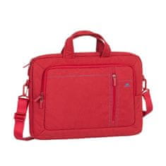 RivaCase 7530 plátěná stylová taška na notebook 15.6", červená