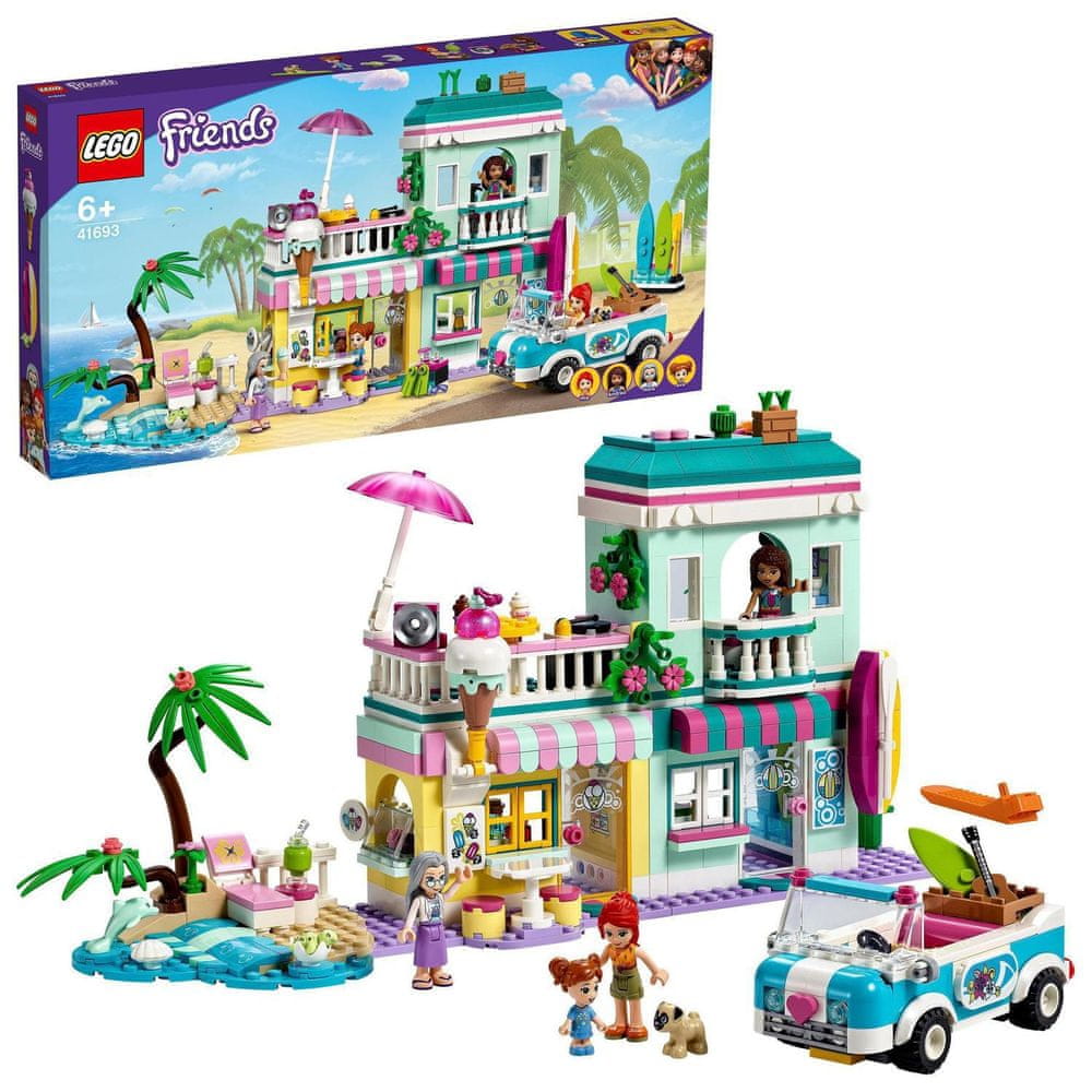 LEGO Friends 41693 Surfařský dům na pláži - rozbaleno
