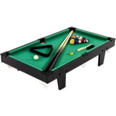 Greatstore Mini kulečník pool s příslušenstvím 92 x 52 x 19 cm - černá