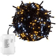 shumee Vánoční řetěz 200 LED - 20 m, teple a studeně bílý