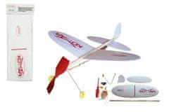 Greatstore Letadlo Komár model na gumu polystyren/dřevo 38x31cm v sáčku
