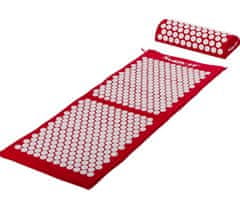 shumee Akupresurní podložka s polštářem MOVIT 130 x 50 cm - červená